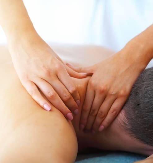 Massagens tensão e recuperação